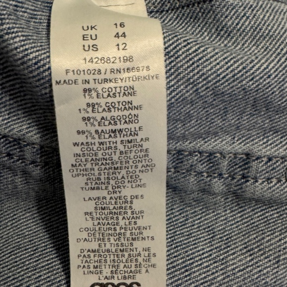 ASOS sailor jeans Ankle grazer jean with button front - Picture 8 of 8